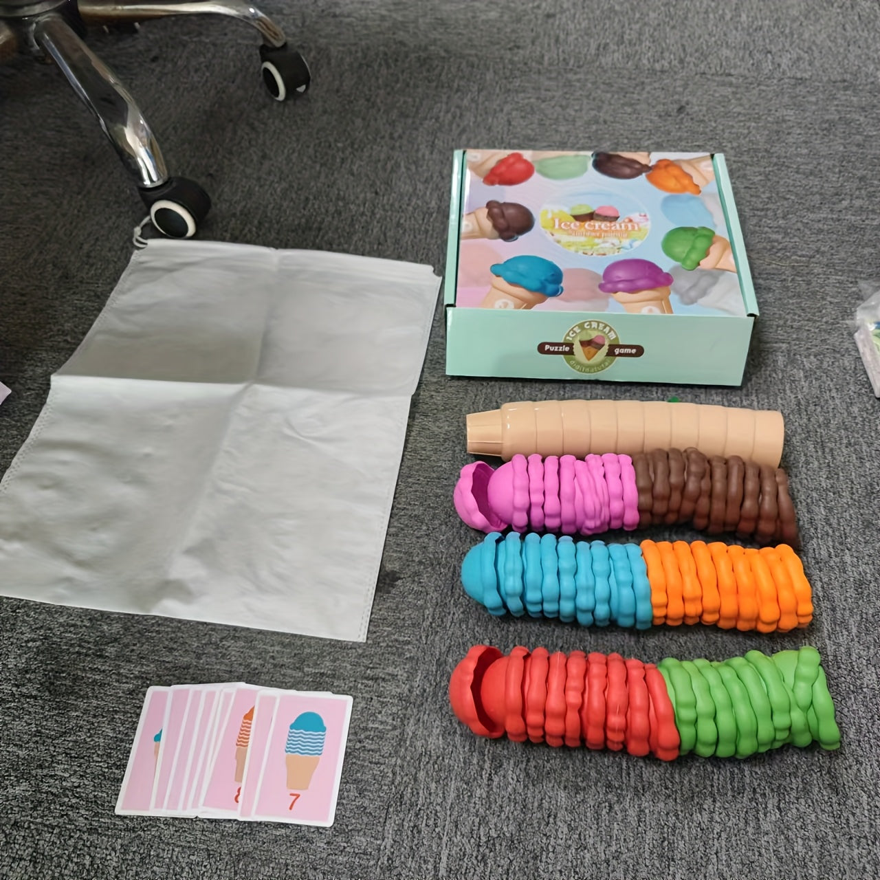 Ice Cream Alphabet & Number Learning Toy Stacking Toys