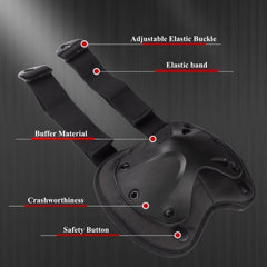 Knee & Elbow Pads Set for Climbing & Cycling