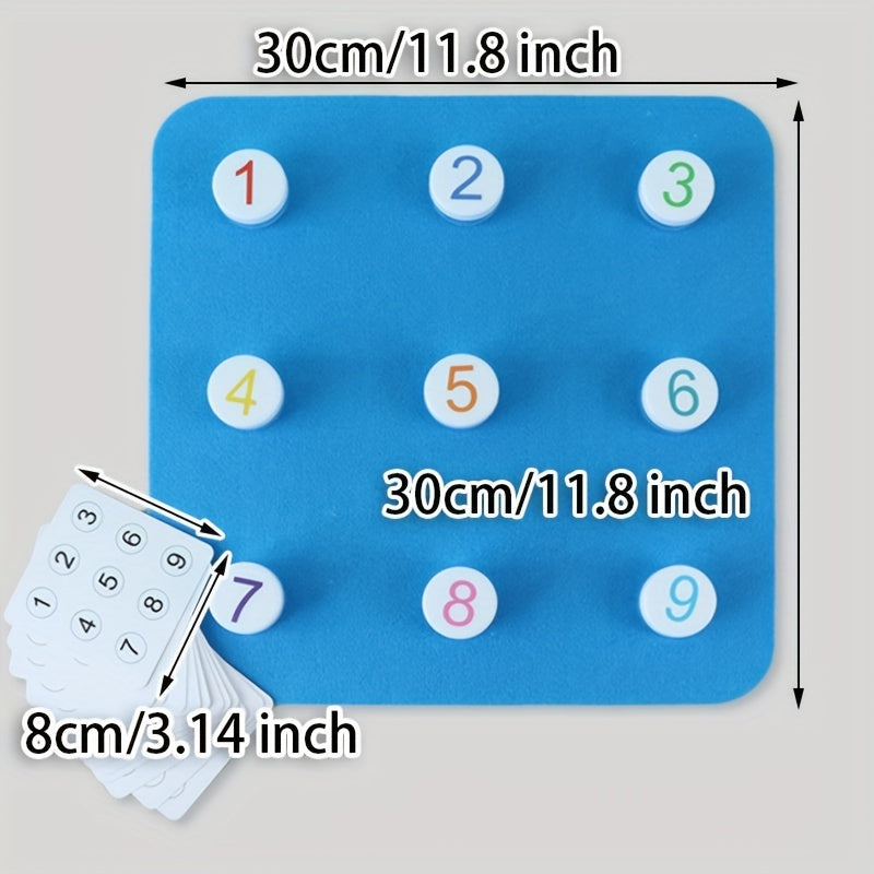 Felt Math Learning Matching Game Educational Materials