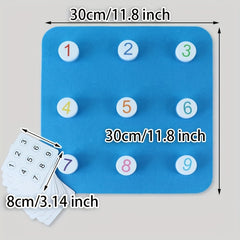 Felt Math Learning Matching Game Educational Materials
