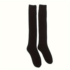 Girl's Warm Thermal Knee High Socks Breathable Long Stockings