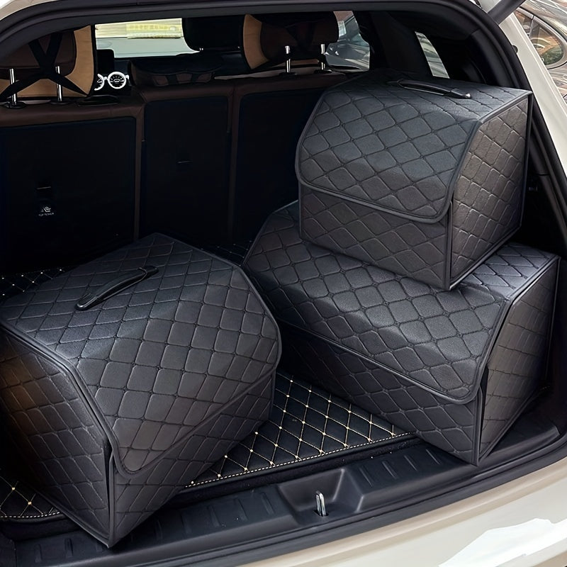 Car Trunk Organizer Storage Box Collapsible Auto Cargo Storage Container