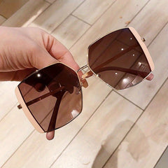 Oversized Square Frame Sunglasses Polarized UV400