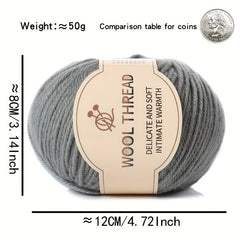 2pcs Australian Wool Thread - DIY Knitting - Warm and Soft