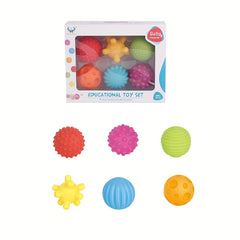 Textured PVC Baby Sensory Balls for 6 Months