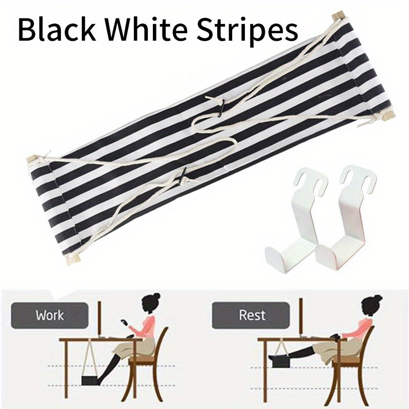 Portable Foot Rest Hammock Lazy Leisure Desk Foot Rest Swing Foot Rest Board