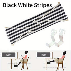 Portable Foot Rest Hammock Lazy Leisure Desk Foot Rest Swing Foot Rest Board