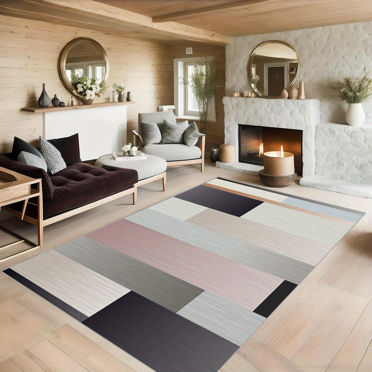 Modern Printed Area Rugs for Home Decoration