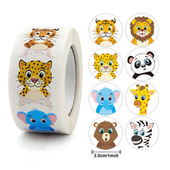 500pcs Cartoon Animal Stickers for Kindergarten Teachers