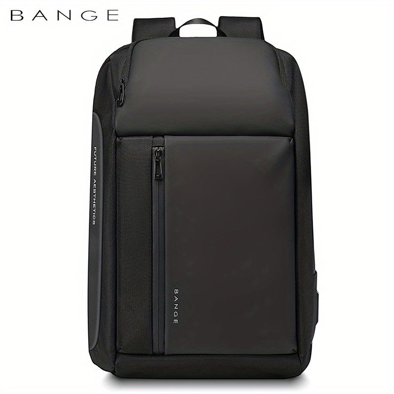 BANGE Business Travel Backpack USB Charging Waterproof Commuter Backpack
