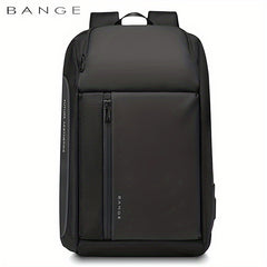 BANGE Business Travel Backpack USB Charging Waterproof Commuter Backpack