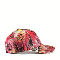 Graffiti Printed Baseball Cap Hip Hop Sun Hat Unisex Adjustable Sports Dad Hat