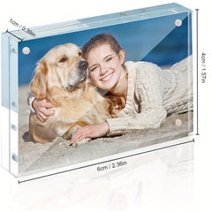 Acrylic Magnetic Double-sided Photo Frame 5.5mm Thick