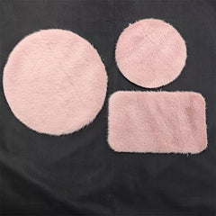 Mini Carpet Dollhouse Decoration Set - 3 Pieces
