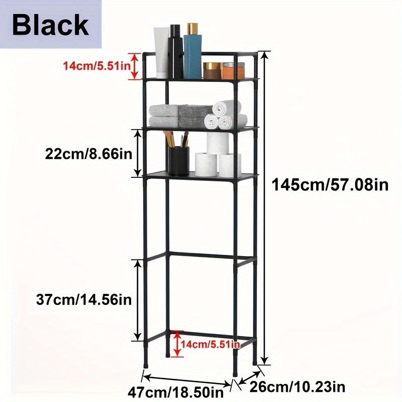 Multifunctional Storage Rack Metal Bathroom Storage Rack Balcony Plant Rack