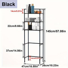 Multifunctional Storage Rack Metal Bathroom Storage Rack Balcony Plant Rack