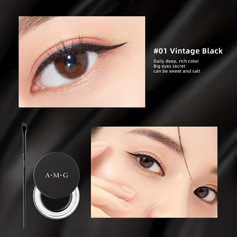 Matte Waterproof Eyeliner Cream with Brushes