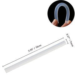 50pcs Hot Glue Gun Stick Transparent DIY Jewelry Glue Strip