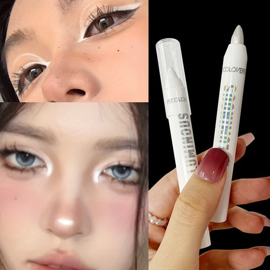 Glitter Highlighter Pen Waterproof Pearly Matte Finish Sliver Diamond