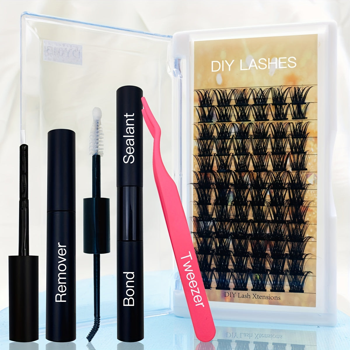 10 25mm D Curl DIY Lash Clusters Extensions
