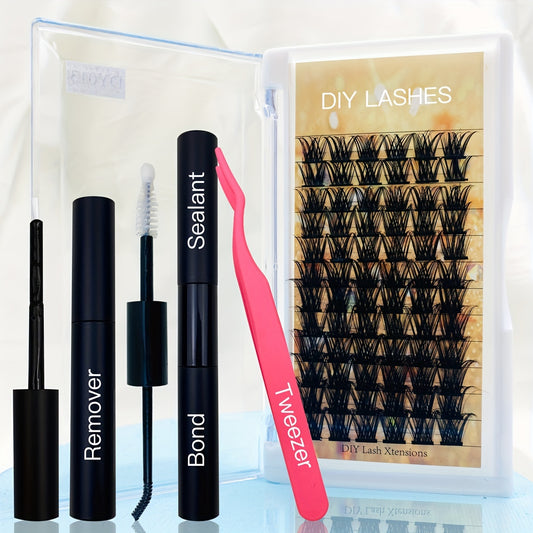 10 25mm D Curl DIY Lash Clusters Extensions