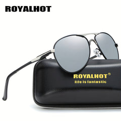 RoyalHot Polarized Alloy Frame Sunglasses Driving Sun Glasses Shades Oculos