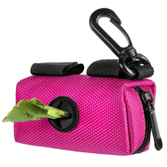 Portable Pet Poop Bag Holder Dispenser With Leash Attachment