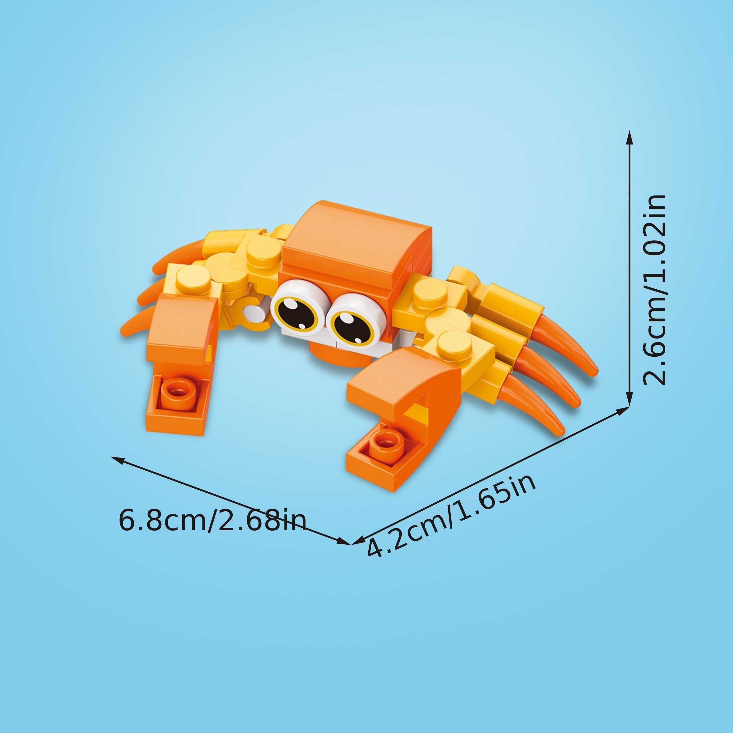 Ocean Life Toy Beads Building Blocks Sea Turtle Set of 10 Boxes