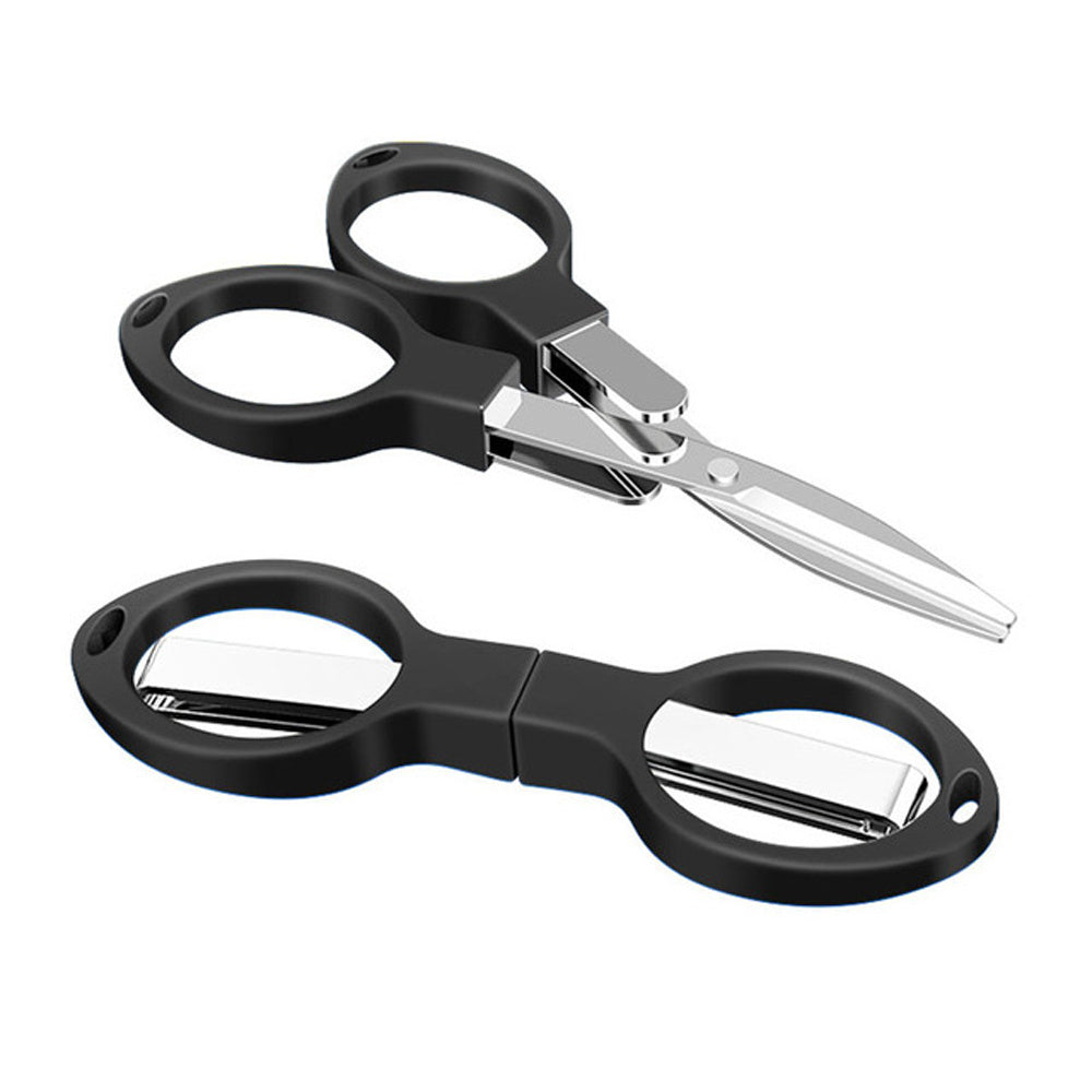 Compact Glass Folding Scissor Stainless Steel Mini Cutter