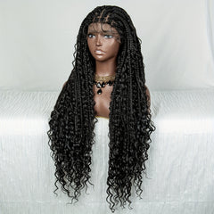 100 Density 9 6 Lace Front Butterfly Braid Wig