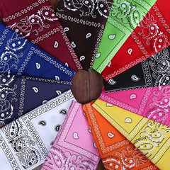 Outdoor Riding Square Scarf Classic Paisley Magic Mask Hip Hop Headband
