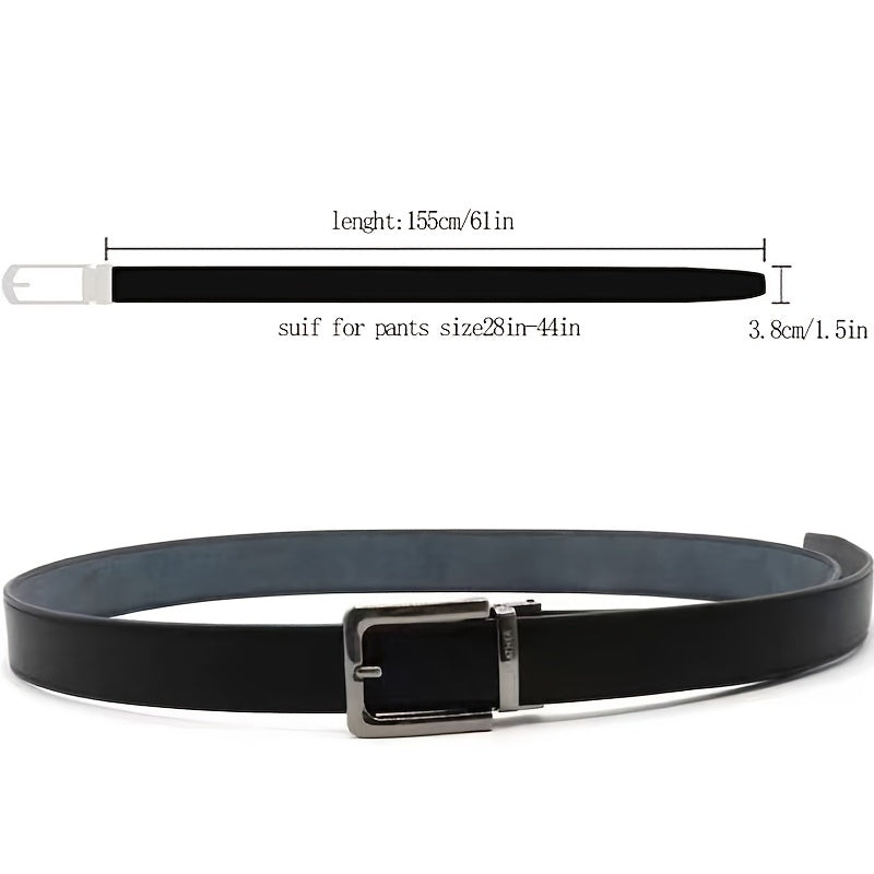 Cowhide Belt 152 Extra Large Men's Pin Buckle Belt Middle aged And Young People