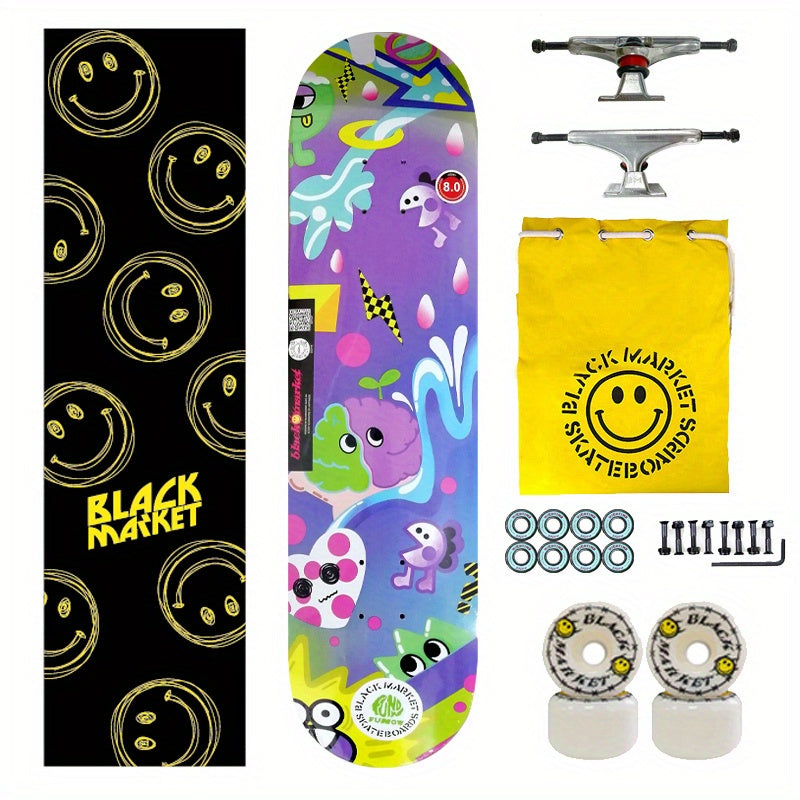 Funnow Professional Skateboard Set for Street Park