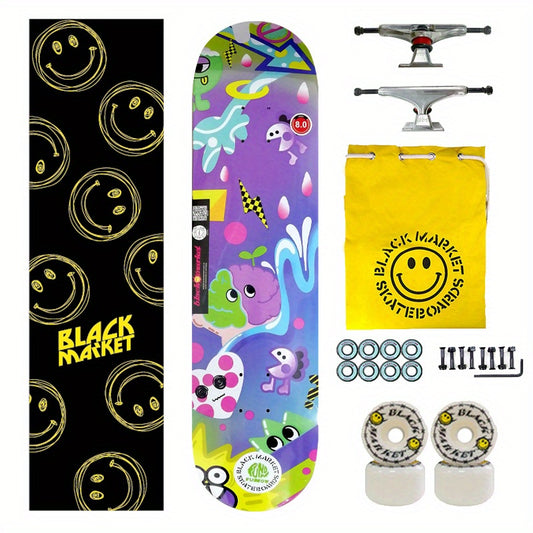 Funnow Professional Skateboard Set for Street Park