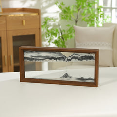15 Inch 3D Sand Art in Wooden Frame Tabletop Decor
