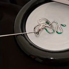 Metal Snake Shaped Hair Stick Hair Accessories For Women Girls