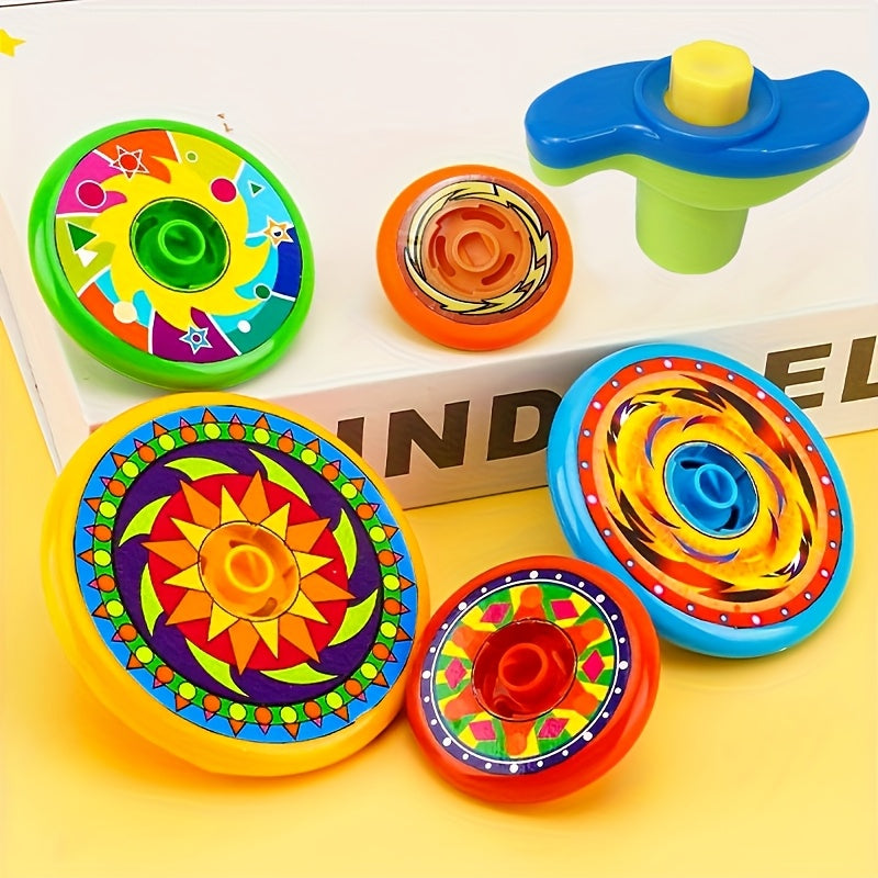 5 Set Stackable Spinners for Competitive Play