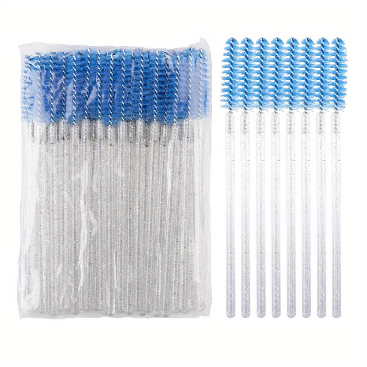 50PCS Eyelash Brush Mascara Wands Makeup Brushes Applicators Kits