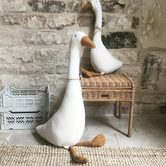 Cute Cartoon Goose Doll for Kids' Room Decor