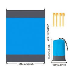 Waterproof Beach Mat Sandproof Quick Drying Compact Folding Pad