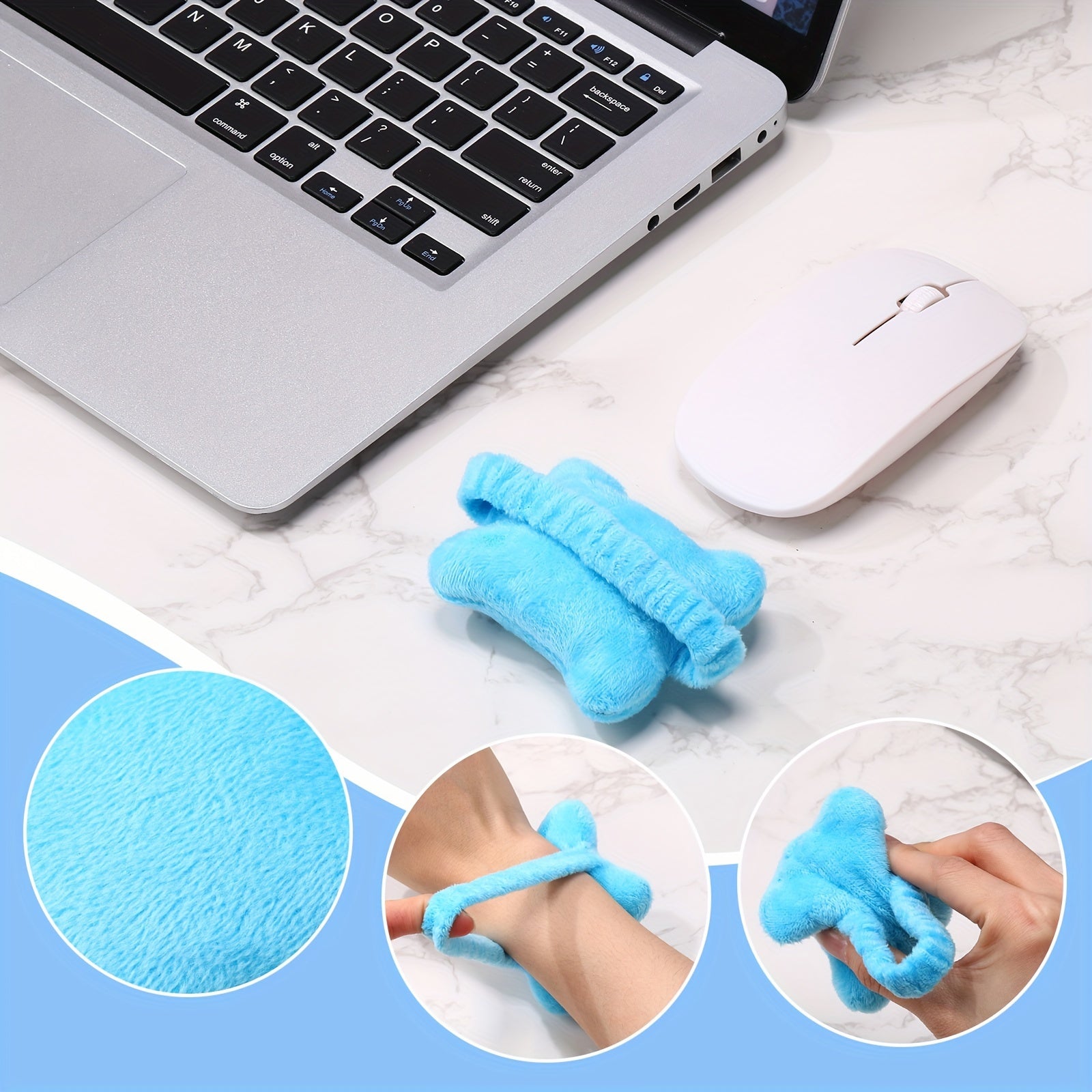 20pcs Keyboard & Mouse Wrist Rest Set - Comfortable Support & Cushion