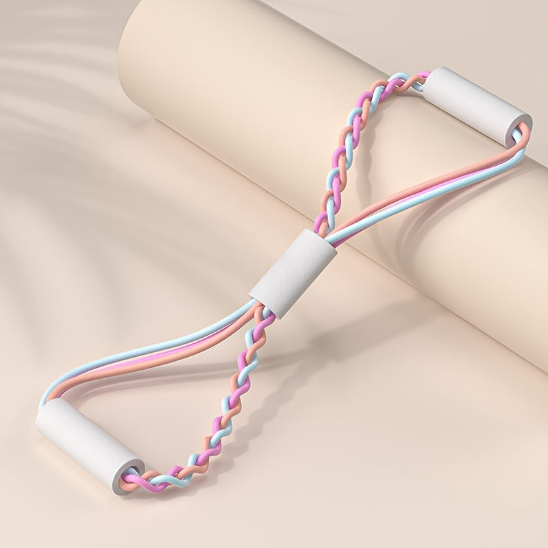 8 Shape Resistance Bands Yoga Stretch Braided Bands for Fitness Training