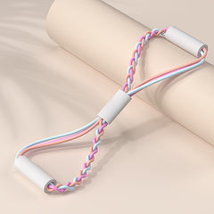 8 Shape Resistance Bands Yoga Stretch Braided Bands for Fitness Training