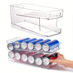 Refrigerator Organizer Bins Can Dispenser Storage