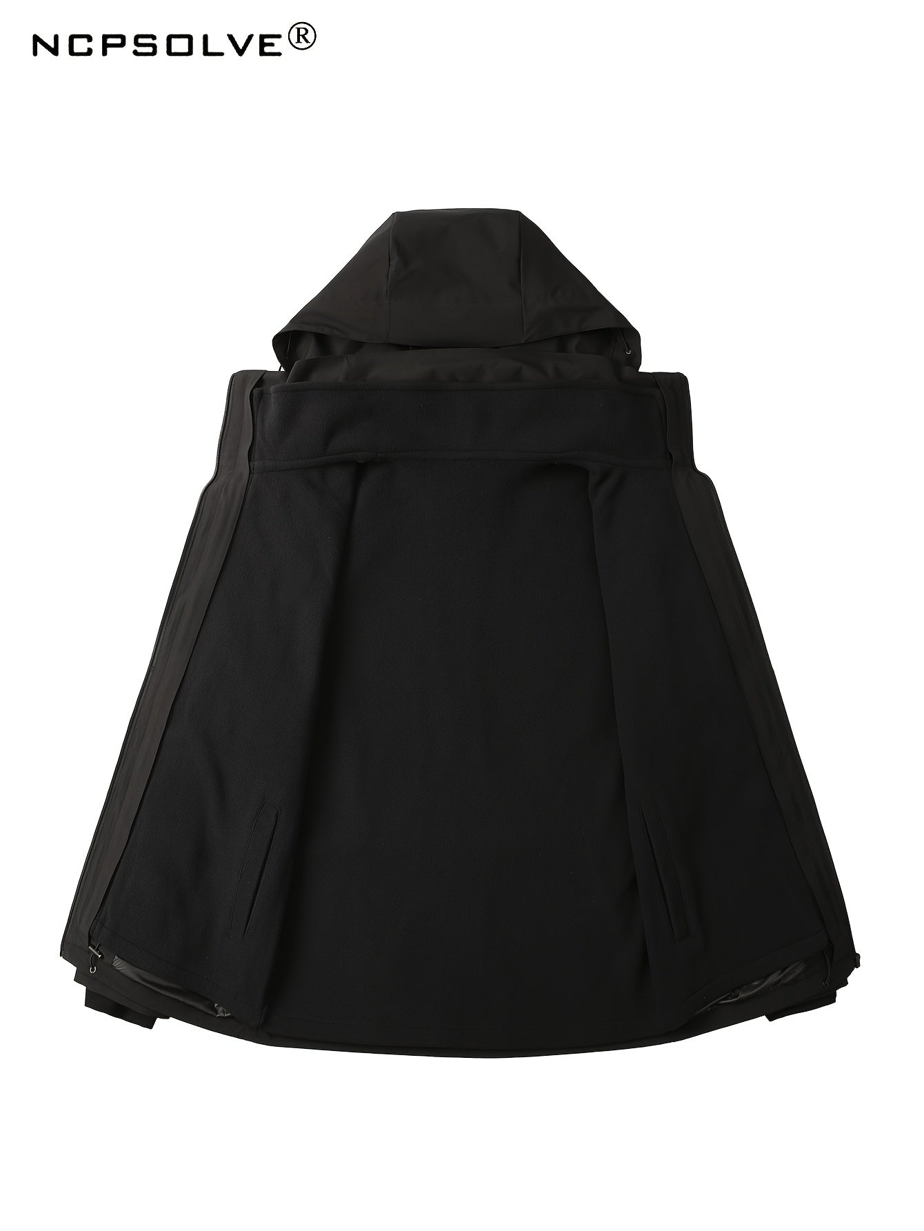 Men's 3-in-1 Outdoor Jacket Hooded Windbreaker