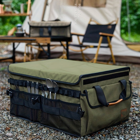 Car Storage Box Outdoor Camping Oxford Cloth Folding Storage Box