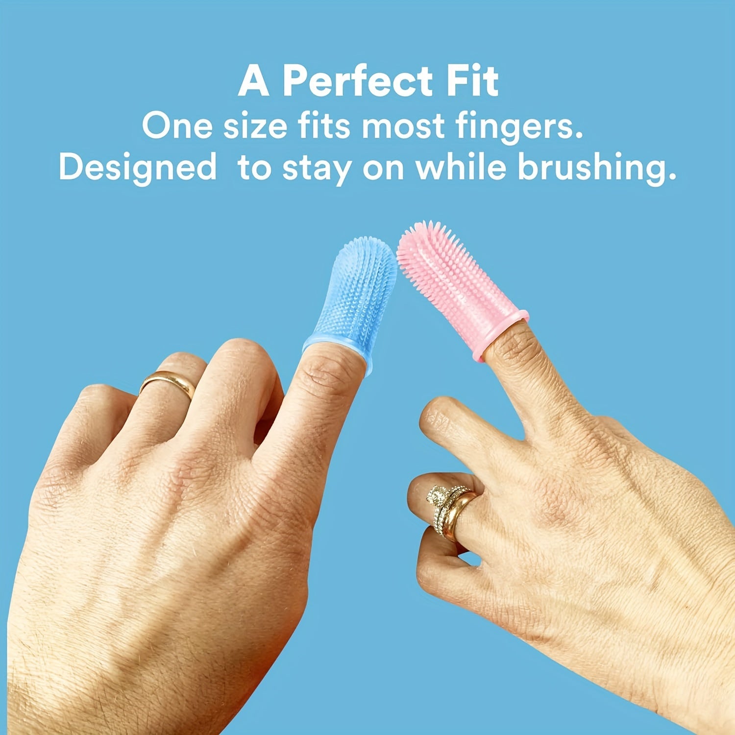 2pcs Dog Toothbrush Kit for Dental Care - Small Pets