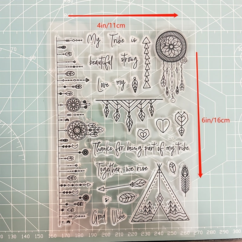 Transparent Silicone Stamps for DIY Scrapbooking & Crafts