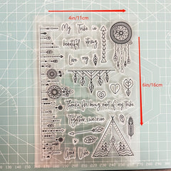 Transparent Silicone Stamps for DIY Scrapbooking & Crafts
