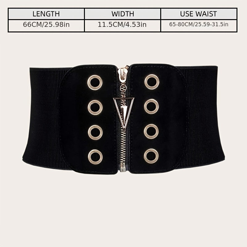 Women Corset Wide Elastic Waist Belt Cinch Stretch Waistband